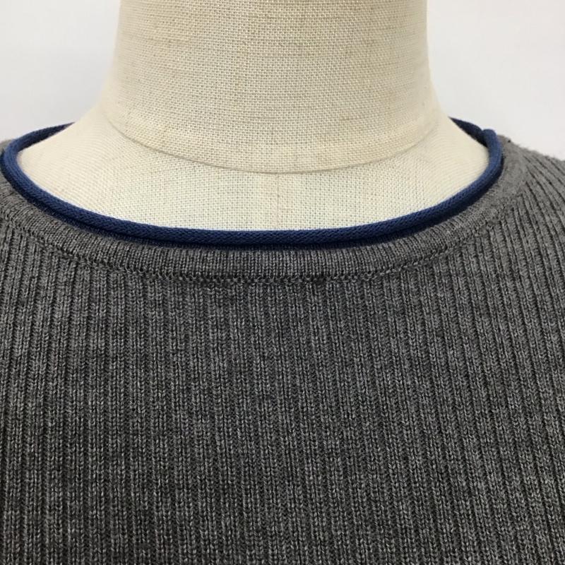 スタイルミキサー STYLEMIXER ワンピース ロングスカート 500GAS73-1760 ランタンカフスニットワンピース ニットワンピース M 無地 灰 / グレー / X 紺 / ネイビー /  レディース USED 古着 中古 10112024