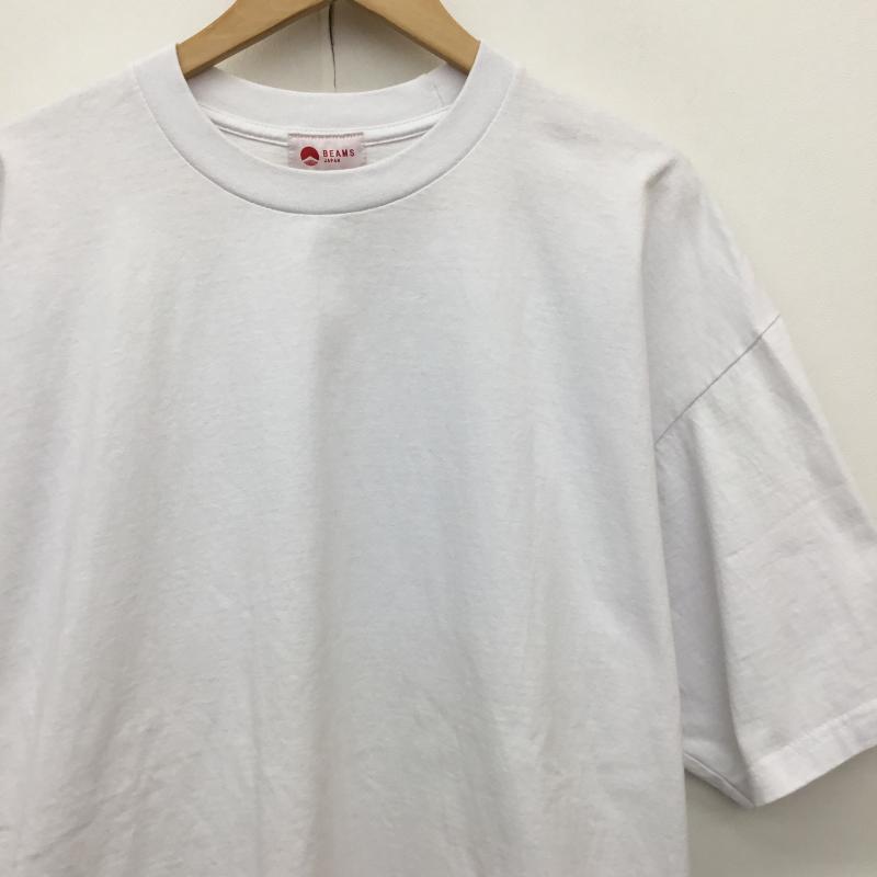 ビームス BEAMS Tシャツ 半袖 BEAMS JAPAN 永井博 XL プリント 白 / ホワイト /  メンズ USED 古着 中古 10151106