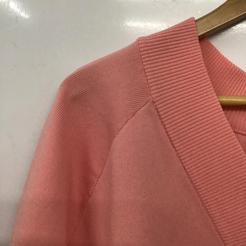 チャオパニック CIAOPANIC カーディガン 長袖 ONE SIZE 無地 桃 / ピンク /  レディース USED 古着 中古 10142885