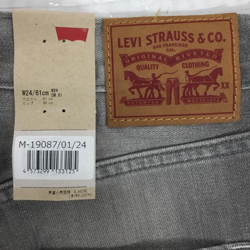 リーバイス Levi s パンツ デニム、ジーンズ W24/61 無地 灰 / グレー /  レディース USED 古着 中古 10095292