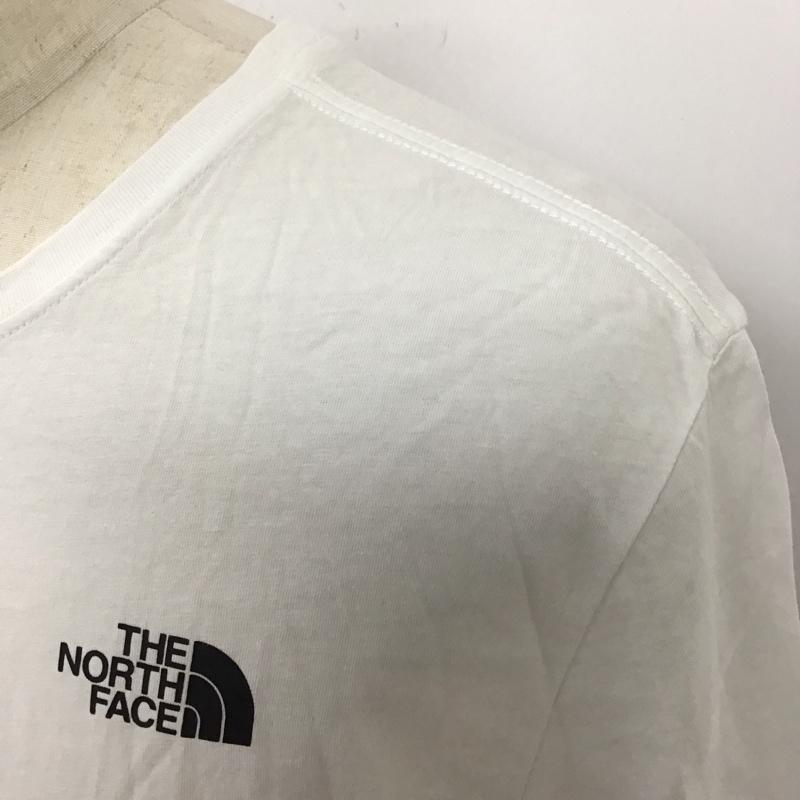 ザノースフェイス THE NORTH FACE Tシャツ 半袖 半袖 XL ロゴ、文字 白 / ホワイト /  メンズ USED 古着 中古 10119691