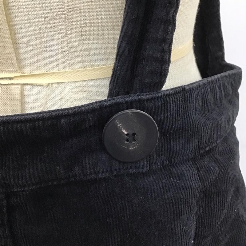 ザラ ZARA ワンピース ひざ丈スカート S 無地 黒 / ブラック /  レディース USED 古着 中古 10108113