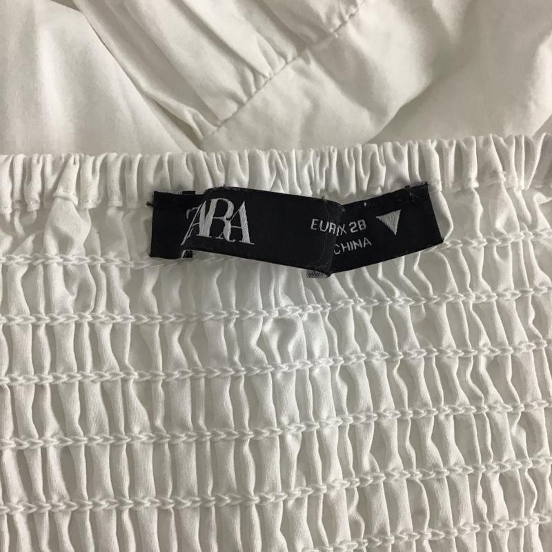 ザラ ZARA ワンピース ロングスカート M 無地 白 / ホワイト /  レディース USED 古着 中古 10131482
