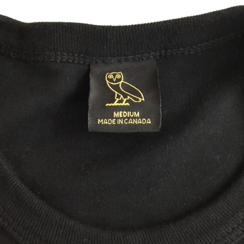 オクトーバーズ ベリー オウン OCTOBERS VERY OWN Tシャツ 半袖 クルーネック バックロゴ M プリント 黒 / ブラック /  メンズ USED 古着 中古 10119762