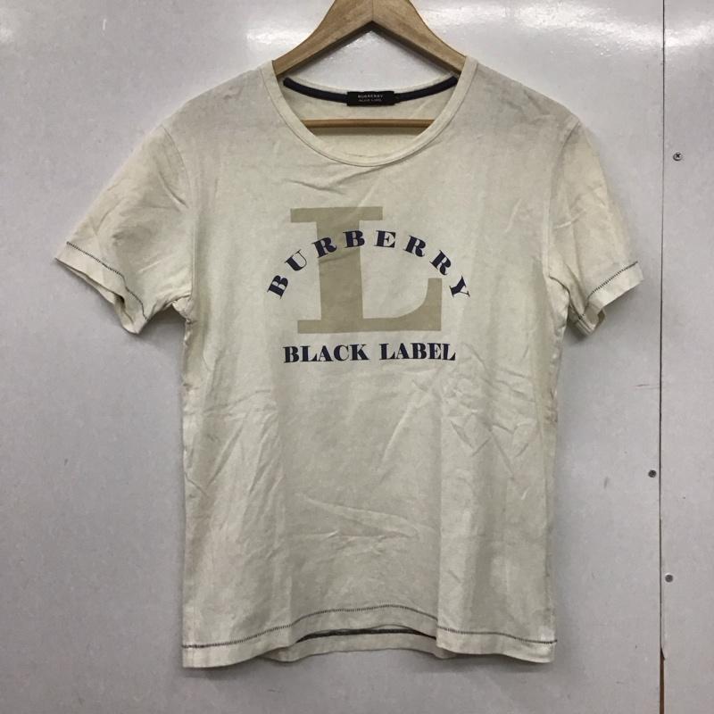 ブラックレーベルクレストブリッジ BLACK LABEL CRESTBRIDGE Tシャツ 半袖 2 プリント X ロゴ、文字 白 / ホワイト /  メンズ USED 古着 中古 10145749