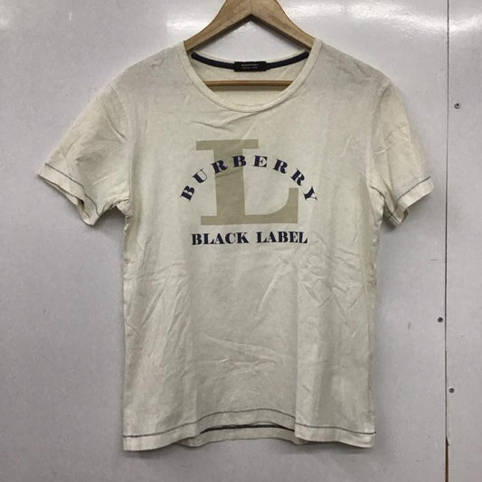 ブラックレーベルクレストブリッジ BLACK LABEL CRESTBRIDGE Tシャツ 半袖 2 プリント X ロゴ、文字 白 / ホワイト /  メンズ USED 古着 中古 10145749