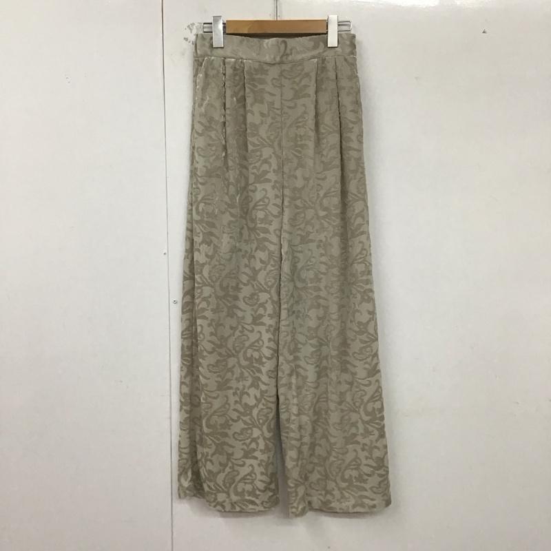 ジーナシス JEANASIS ボトムス ボトムス FREE 総柄 灰 / グレー /  レディース USED 古着 中古 10129335