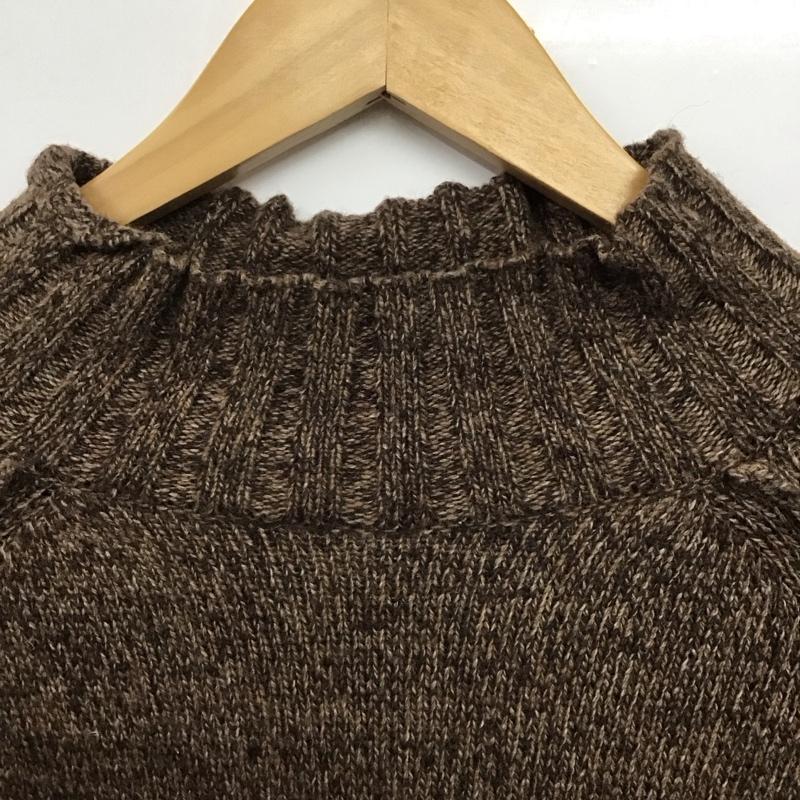 フリークスストア FREAK S STORE ニット、セーター 長袖 F19-LTK-35 ハイネック ラグランスリーブ FREE 無地 茶 / ブラウン /  レディース USED 古着 中古 10146599