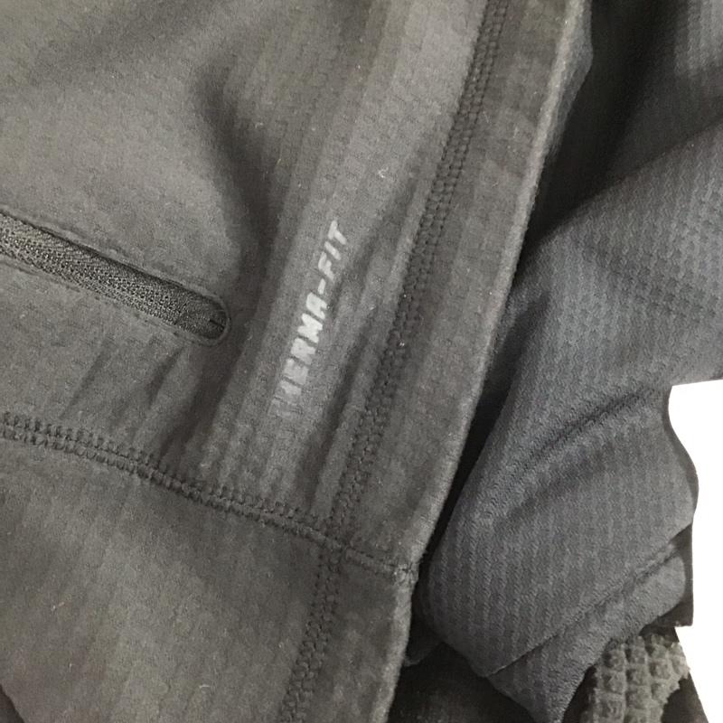 ナイキ NIKE パーカー 長袖 ジップアップジャケット アウター ジャージ XL ロゴ、文字 黒 / ブラック /  メンズ USED 古着 中古 10145026