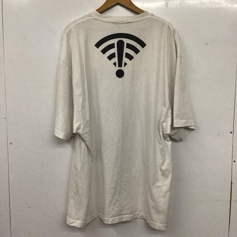 バレンシアガ BALENCIAGA Tシャツ 半袖 半袖カットソー プリントTシャツ クルーネックカットソー XXS プリント 白 / ホワイト /  メンズ USED 古着 中古 10136188