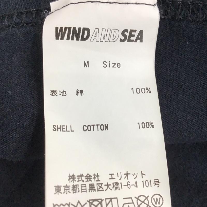 ウィンダンシー WIND AND SEA Tシャツ 半袖 GOD SELECTION XXX クルーネック M ロゴ、文字 黒 / ブラック /  メンズ USED 古着 中古 10133761