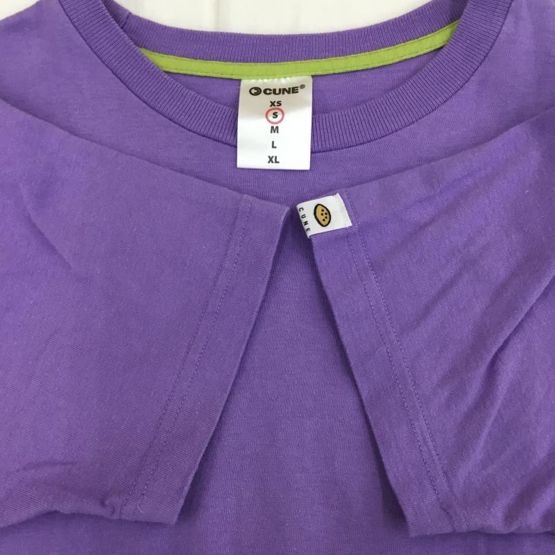 キューン CUNE Tシャツ 半袖 S キャラクター 紫 / パープル /  メンズ USED 古着 中古 10133771