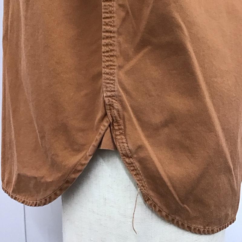 ジョーマッコイ JOE McCOY シャツ、ブラウス 半袖 半袖シャツ カラーシャツ 半袖カットソー プリントシャツ ロゴ、文字 茶 / ブラウン /  メンズ USED 古着 中古 10113103