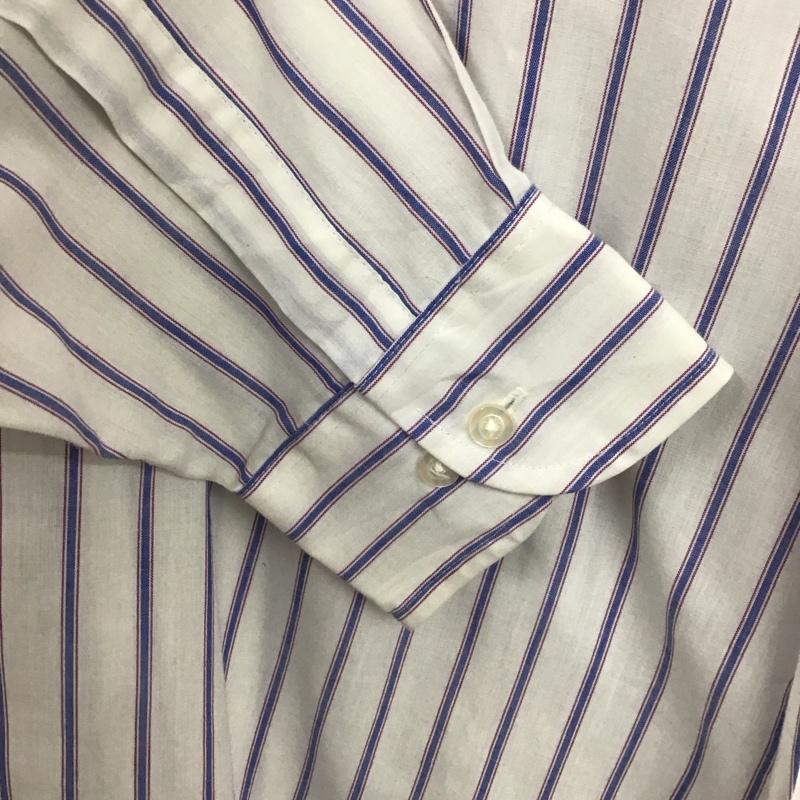 古着 USED シャツ、ブラウス 長袖 VAN HEUSEN ボタンダウンシャツ 90s ストライプ 白 / ホワイト /  メンズ USED 古着 中古 10130757
