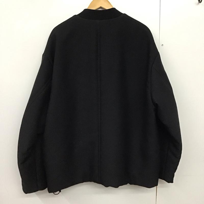 スタンバーグ STERNBERG ジャケット、上着 ジャンパー、ブルゾン ジップアップジャケット アウター ノーカラージャケット M 無地 黒 / ブラック /  メンズ USED 古着 中古 10141279