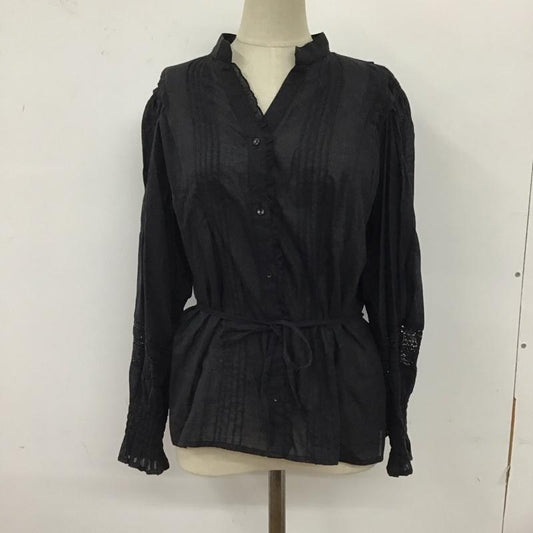 スライ SLY シャツ、ブラウス 長袖 0309ay30-0290 2 無地 黒 / ブラック /  レディース USED 古着 中古 10119879