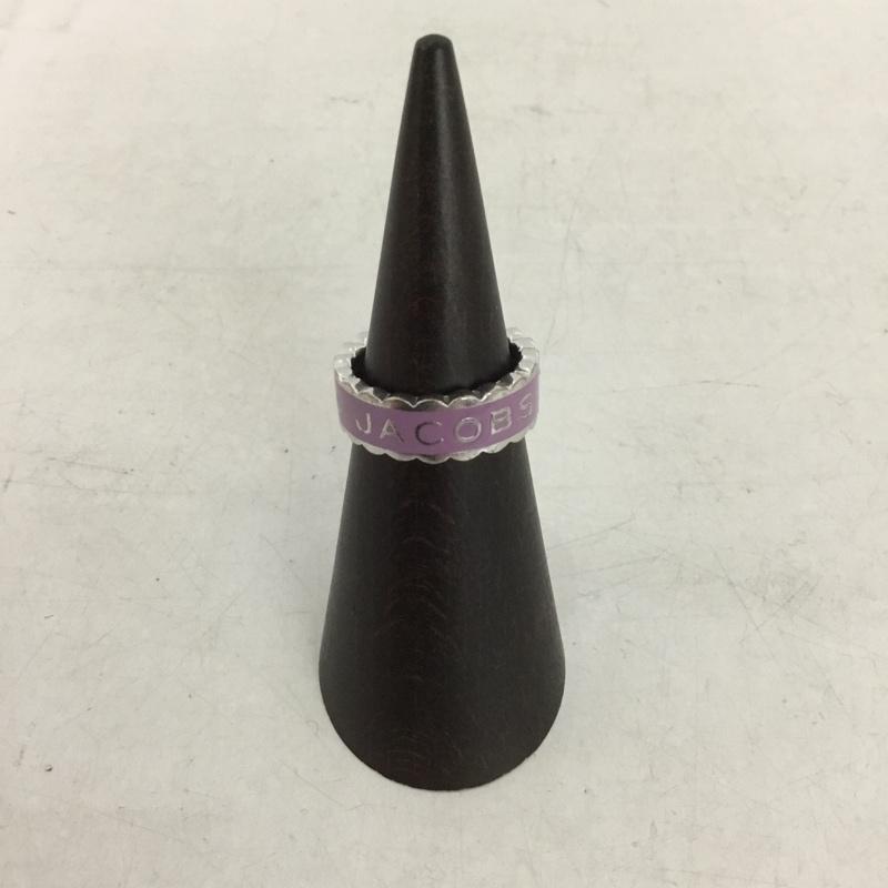 マークジェイコブス MARCJACOBS アクセサリー 指輪 THE MEDALLION RING SCALLOPED ザ メダリオン リング スカラップ 11号 ロゴ、文字 紫 / パープル /  レディース USED 古着 中古 10133409