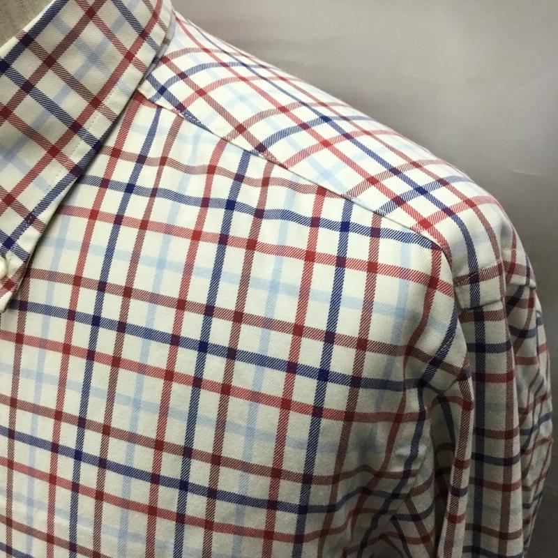 ニューヨーカー NEWYORKER シャツ、ブラウス 長袖 長袖シャツ カラーシャツ ポケットシャツ 長袖カットソー チェックシャツ L チェック マルチカラー / マルチカラー /  メンズ USED 古着 中古 10115118