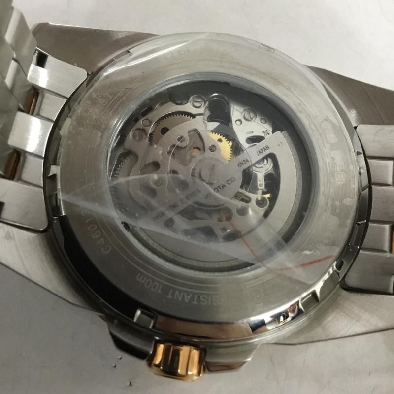 ブローバ BULOVA 腕時計 アナログ（自動巻き） 98A166 AUTOMATIC クラシック サットン 箱有 ロゴ、文字 銀 / シルバー /  メンズ USED 古着 中古 10133871
