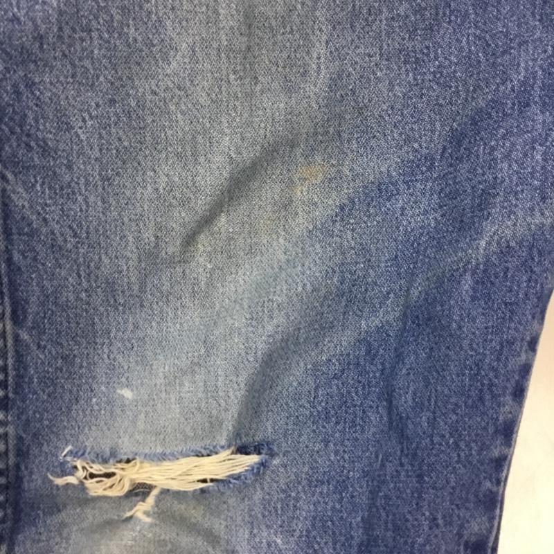 ラングラー Wrangler パンツ デニム、ジーンズ デニムパンツ ストレートパンツ ワイドパンツ カジュアルパンツ 38 無地 インディゴ / インディゴ /  メンズ USED 古着 中古 10122285