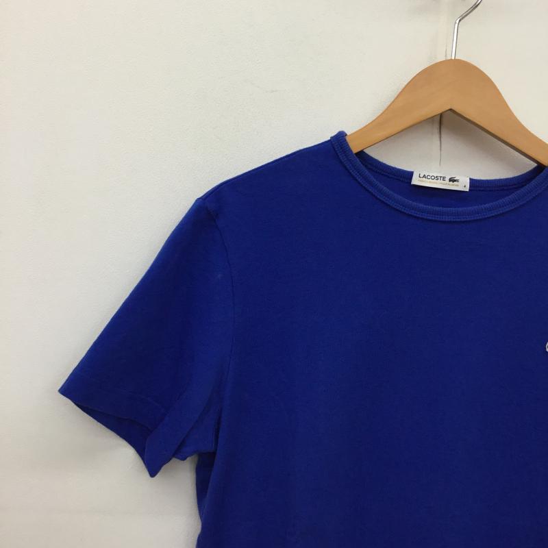 ラコステ LACOSTE Tシャツ 半袖 LACOSTE クルーネックTシャツ　NO.TH622E 4 ワンポイント 青 / ブルー /  メンズ USED 古着 中古 10129899