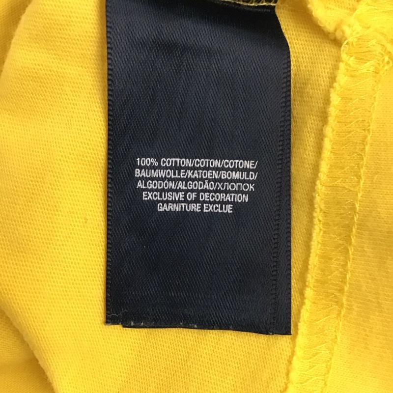 ポロバイラルフローレン Polo by RALPH LAUREN Tシャツ 半袖 半袖カットソー プリントTシャツ クルーネックカットソー L ロゴ、文字 黄 / イエロー /  メンズ USED 古着 中古 10127720