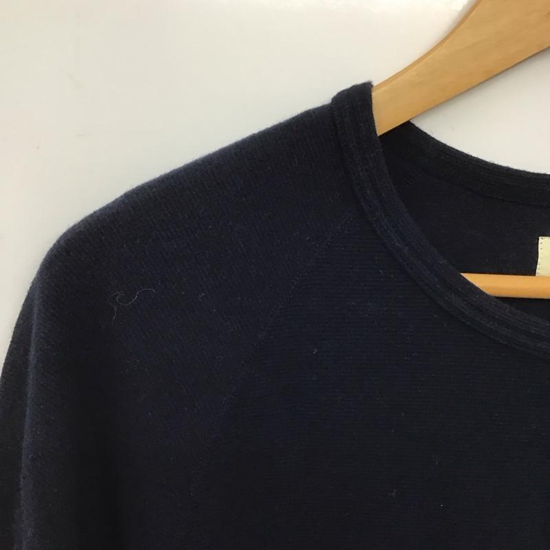 ハリウッドランチマーケット H.R MARKET カットソー 長袖 長袖カットソー 無地カットソー クルーネック 無地 紺 / ネイビー /  レディース USED 古着 中古 10148239