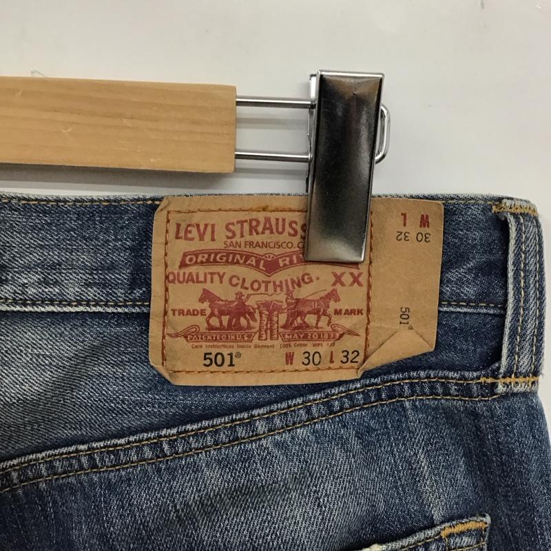 リーバイストラウスアンドコー Levi Strauss & co. パンツ デニム、ジーンズ デニムパンツ スリムパンツ カジュアルパンツ 30インチ 無地 インディゴ / インディゴ /  メンズ USED 古着 中古 10147074