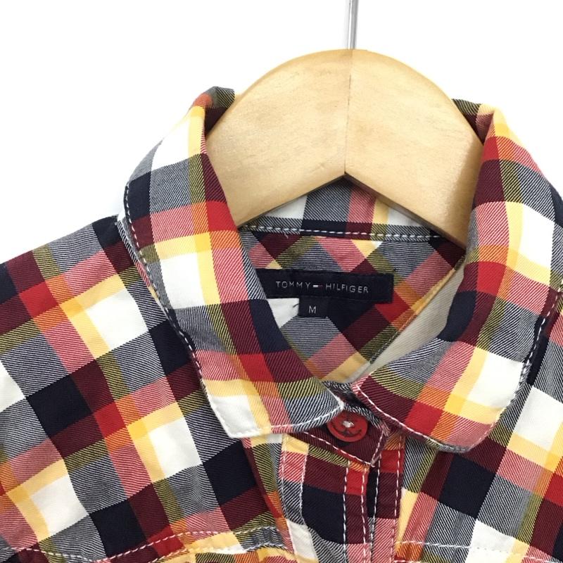トミーヒルフィガー TOMMY HILFIGER シャツ、ブラウス 長袖 M チェック マルチカラー / マルチカラー /  レディース USED 古着 中古 10143992
