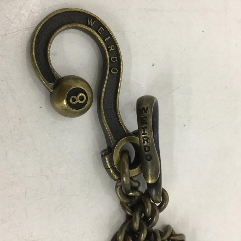 ウィアード WEIRDO ファッション小物 ファッション小物 ウォレットチェーン 箱有 ロゴ、文字 金 / ゴールド /  メンズ USED 古着 中古 10143979