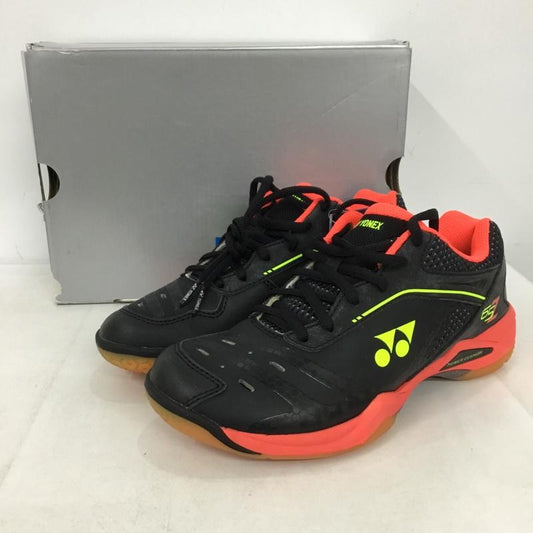 ヨネックス YONEX スニーカー スニーカー SHB65Z パワークッション65Z 23.5cm バドミントンシューズ 箱有 23.5cm ロゴ、文字 黒 / ブラック / X 赤 / レッド / X 黄 / イエロー /  レディース USED 古着 中古 10149906