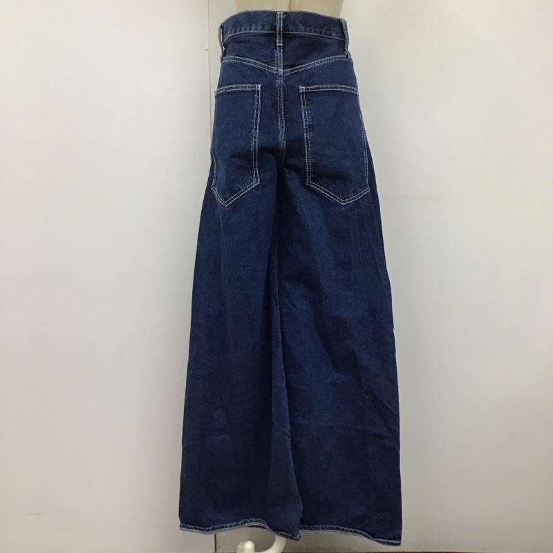 ザラ ZARA パンツ デニム、ジーンズ 34 無地 インディゴ / インディゴ /  レディース USED 古着 中古 10124887