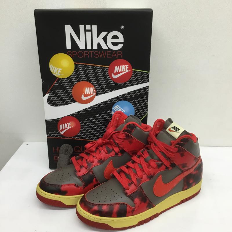 ナイキ NIKE スニーカー スニーカー DUNK HI 1985 SP RED ACID WASH ダンク ハイ レッド アシッド ウォッシュ DD9404-600 28.0cm ロゴ、文字 赤 / レッド /  メンズ USED 古着 中古 10107078