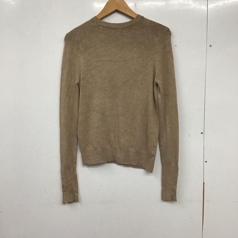 ザラ ZARA カーディガン 長袖 S 無地 茶 / ブラウン /  レディース USED 古着 中古 10139393