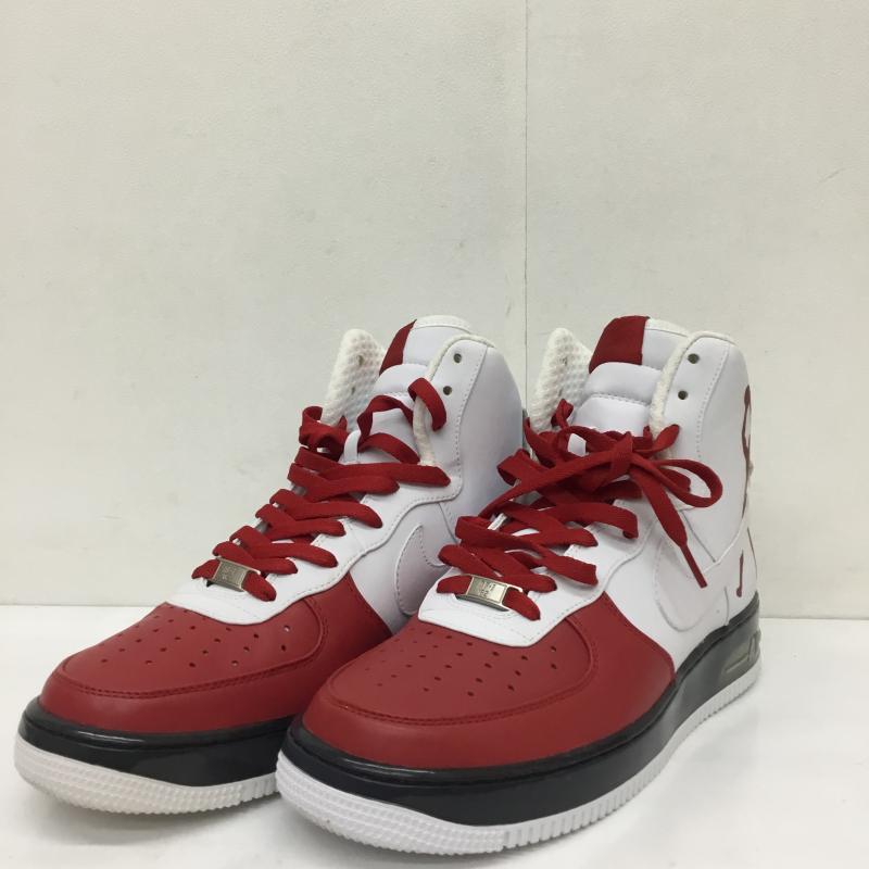 ナイキ NIKE スニーカー スニーカー 335844-611 AIR FORCE 1 HIGH SUPREME エアフォース1　ハイ　サプリーム 28.0cm ロゴ、文字 白 / ホワイト / X 赤 / レッド /  メンズ USED 古着 中古 10124091