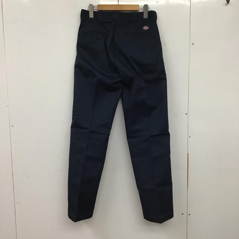 ディッキーズ Dickies パンツ ワークパンツ、ペインターパンツ ワークパンツ ワイドパンツ カジュアルパンツ 30インチ 無地 紺 / ネイビー /  メンズ USED 古着 中古 10140112