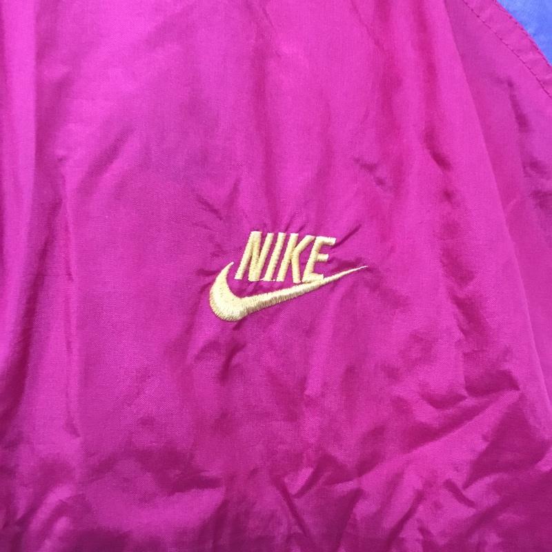 ナイキ NIKE ジャケット、上着 ジャンパー、ブルゾン ジップアップジャケット ジャンパー ジャケット カジュアルジャケット 90S L ロゴ、文字 マルチカラー / マルチカラー /  メンズ USED 古着 中古 10109980