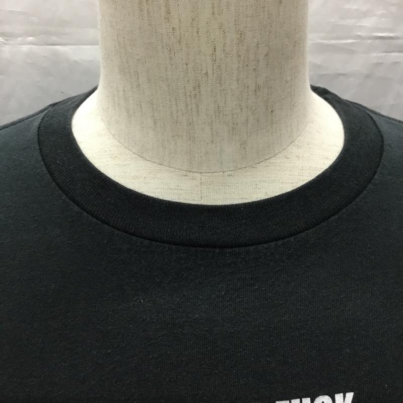 古着 USED Tシャツ 半袖 半袖カットソー プリントTシャツ クルーネックカットソー L プリント 黒 / ブラック /  メンズ USED 古着 中古 10114164
