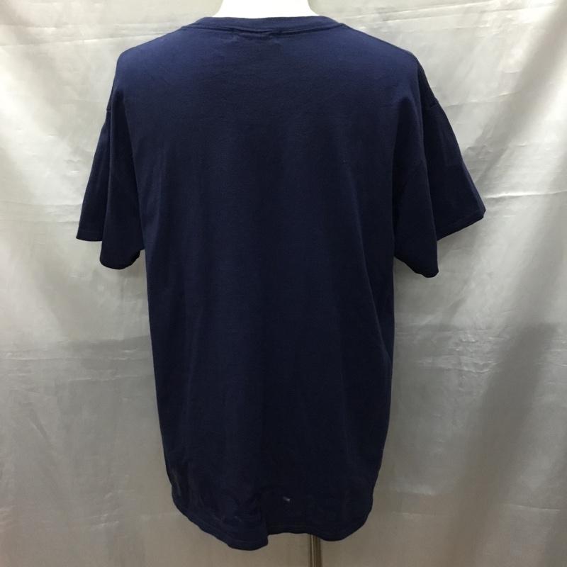 アンダーカバー UNDERCOVER Tシャツ 半袖 半袖カットソー プリントTシャツ クルーネックカットソー madstore L プリント 紺 / ネイビー /  メンズ USED 古着 中古 10120548