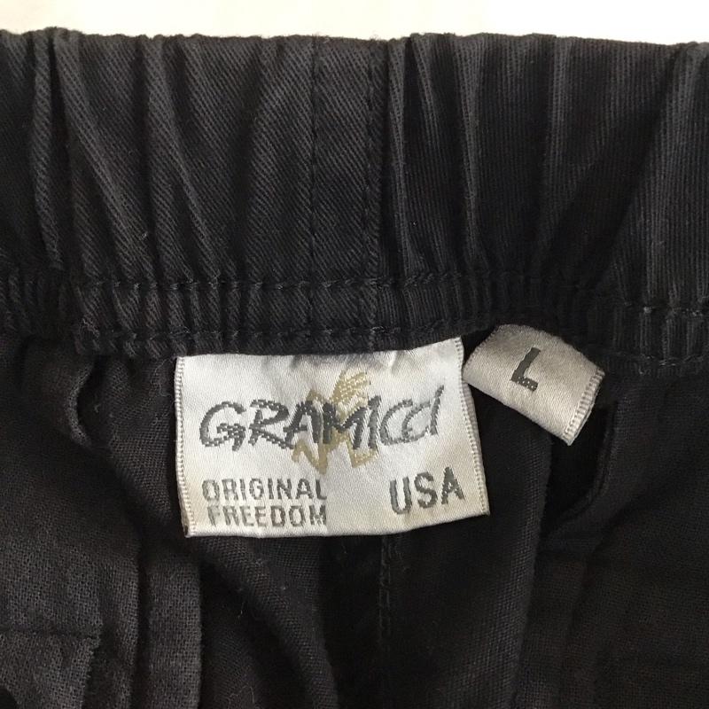 グラミチ GRAMICCI パンツ ワークパンツ、ペインターパンツ 0816-NOJ ニューナローパンツ カジュアルパンツ ワークパンツ ワイドパンツ L 無地 黒 / ブラック /  メンズ USED 古着 中古 10120072