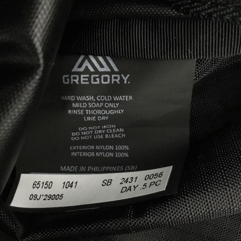 グレゴリー GREGORY リュックサック、デイパック リュックサック、デイバッグ DAY.5 PC バックパック ロゴ、文字 黒 / ブラック /  メンズ USED 古着 中古 10144346