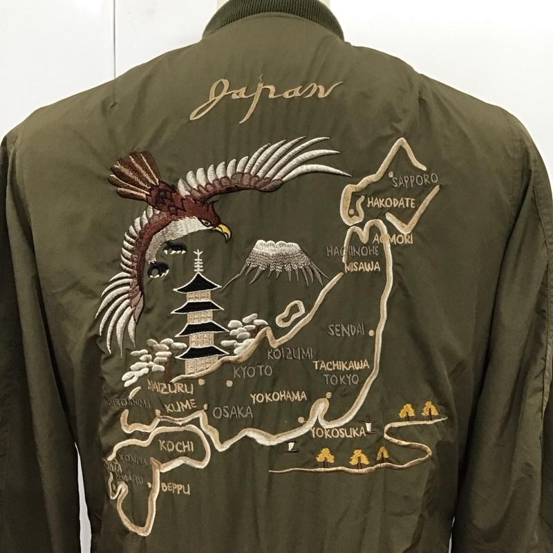 アルファインダストリー Alpha Industries ジャケット、上着 ジャンパー、ブルゾン ジップアップジャケット ジャンパー ジャケット ベドジャン アウター M 刺繍 カーキ / カーキ /  メンズ USED 古着 中古 10119509