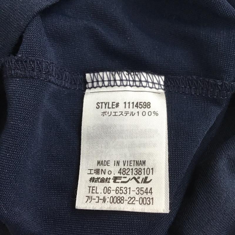 モンベル mont-bell Tシャツ 半袖 1114598 WICKRONTEEALPINEACCENTOR プリントTシャツ XS プリント 紺 / ネイビー /  メンズ USED 古着 中古 10127357