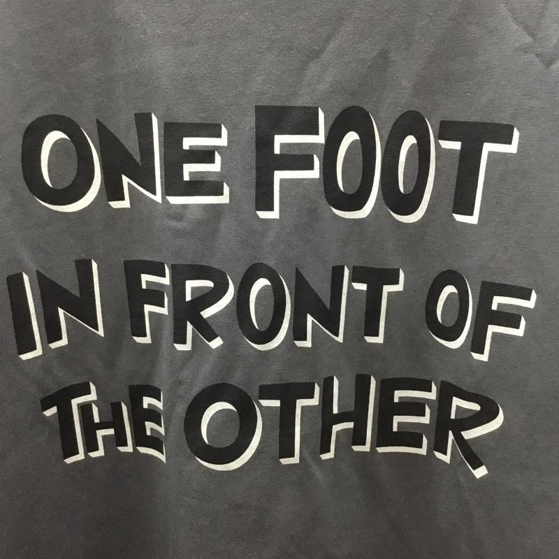 ユニクロ UNIQLO Tシャツ 半袖 XL プリント チャコールグレー / チャコールグレー /  メンズ USED 古着 中古 10110604