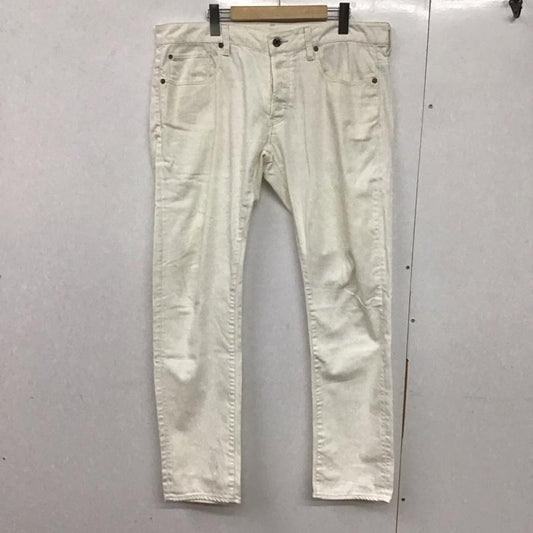 ジースターロゥ G-STAR RAW パンツ デニム、ジーンズ デニムパンツ スリムパンツ カジュアルパンツ ストレッチパンツ 34 無地 白 / ホワイト /  メンズ USED 古着 中古 10132895