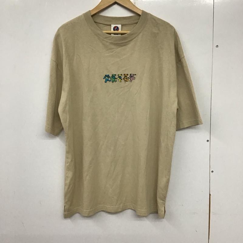古着 USED Tシャツ 半袖 半袖カットソー プリントTシャツ クルーネックカットソー バンドTシャツ greatefuldead XL ロゴ、文字 ベージュ / ベージュ /  メンズ USED 古着 中古 10134584