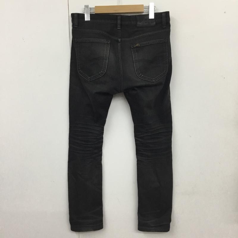 リー Lee パンツ デニム、ジーンズ LB0061 nano universe 日本製 M 無地 黒 / ブラック /  メンズ USED 古着 中古 10115684