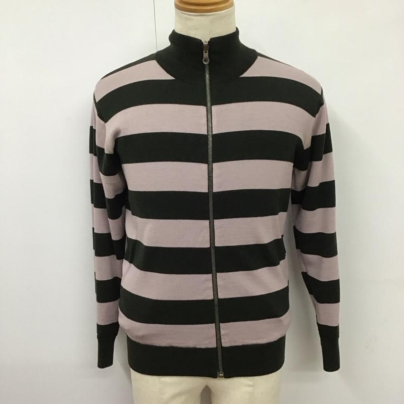 ポールスミス Paul Smith ジャケット、上着 ジャケット、ブレザー ジップアップニットジャケット スタンドカラーニットジャケット リバーシブル L 無地 カーキ / カーキ /  メンズ USED 古着 中古 10123803