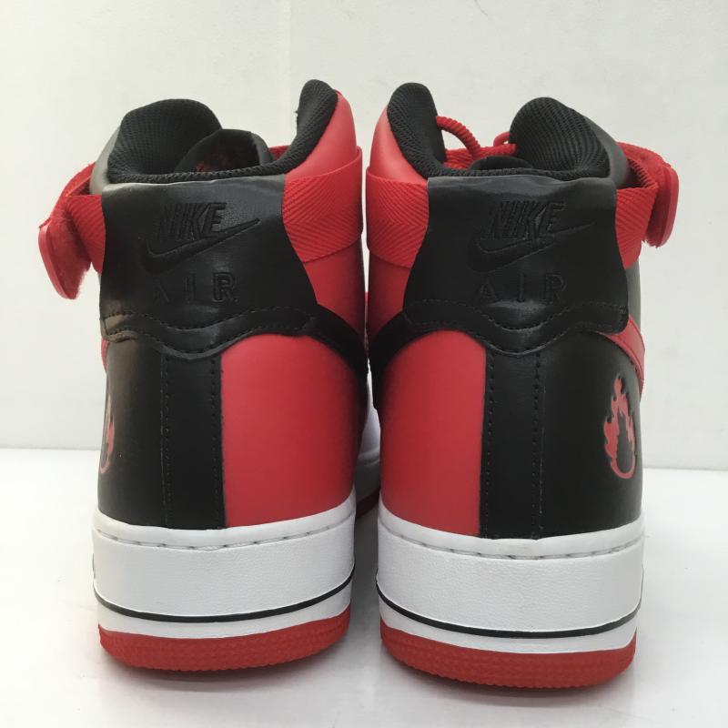 ナイキ NIKE スニーカー スニーカー AIR FORCE 1 HIGH 07 LV8 ATLANTA エアフォース 1 ハイ LV8 アトランタ BV7459-100 30.0cm ロゴ、文字 黒 / ブラック / X 白 / ホワイト / X 赤 / レッド /  メンズ USED 古着 中古 10107073