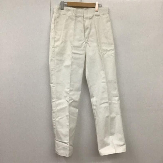 ディッキーズ Dickies パンツ ワークパンツ、ペインターパンツ ワークパンツ ワイドパンツ カジュアルパンツ 32インチ 無地 白 / ホワイト /  メンズ USED 古着 中古 10131155